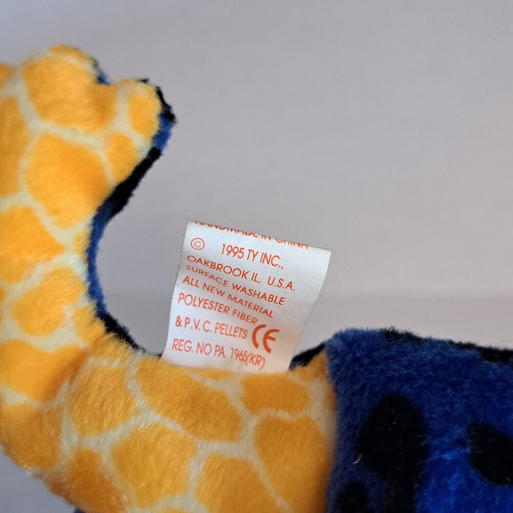 NEW Vintage Ty Beanie Baby - LIZZY the Lizard (13 Inch) with TAGS - Picture 6 of 7